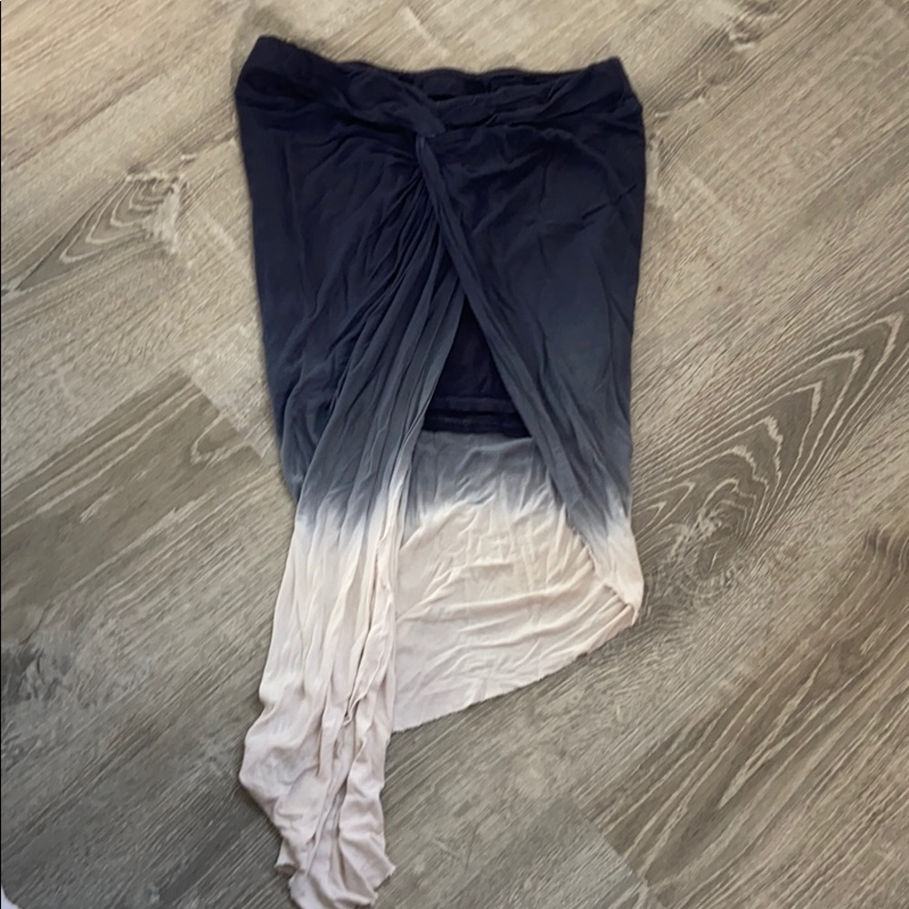 Young fabulous and broke asymmetrical skirt